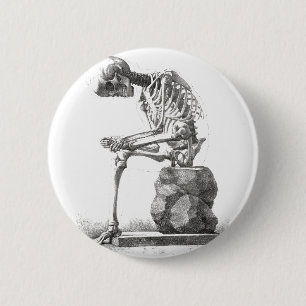 Halloween Skeleton Sitta Anatomy Knapp