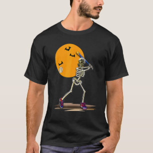 Halloween Skeleton spelar baskebollspelaren Kids B T Shirt