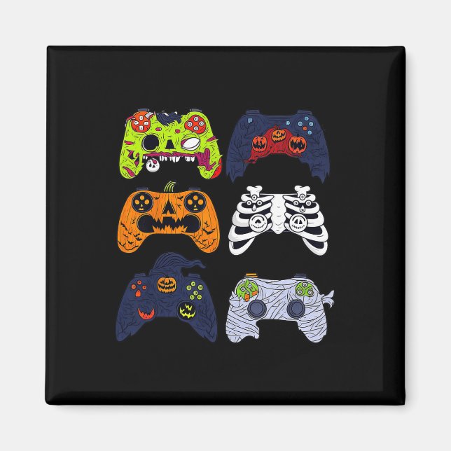 Halloween Skeleton-spelkontrollanter Zombie Mummy Magnet (Framsidan)