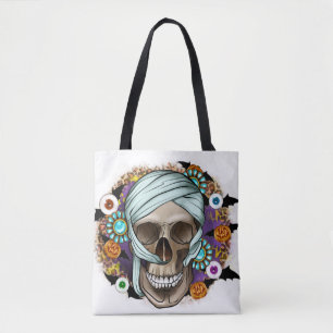 Halloween Skeleton Tygkasse