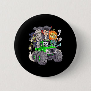 Halloween Skeleton Zombie Monster Lastbil Vampire  Knapp