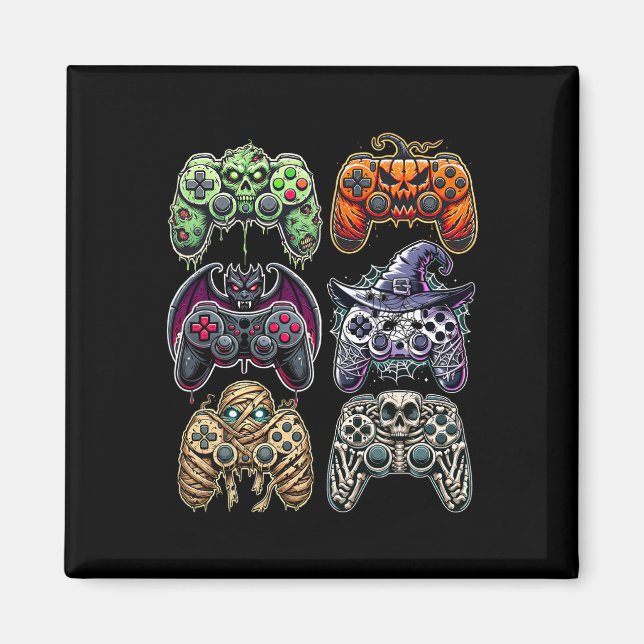 Halloween Skeleton Zombie Mummy-spelledare Magnet (Framsidan)
