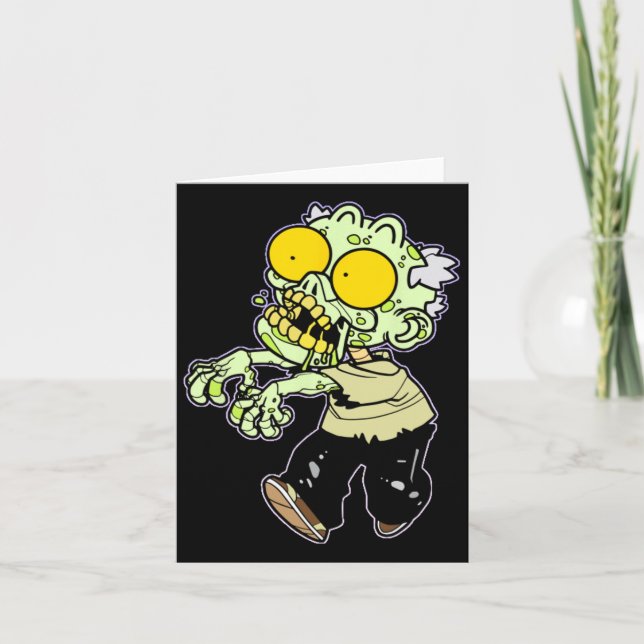 Halloween Skeleton Zombie Playful Costumes Collect Kort (Framsida)