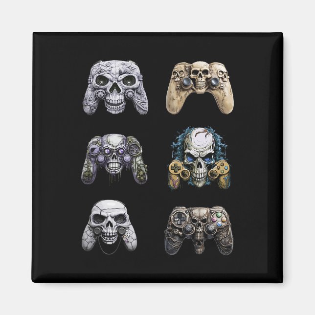 Halloween Skeleton Zombie-spelledare Mummy Magnet (Framsidan)