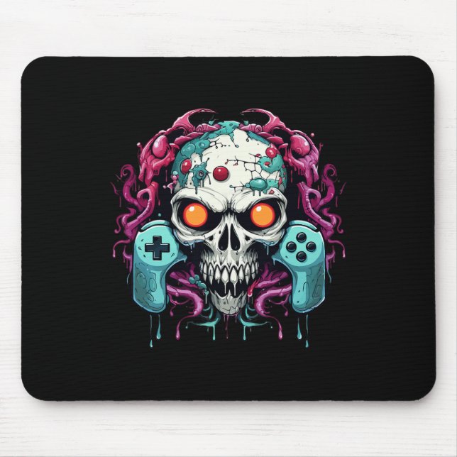 Halloween Skeleton Zombie-spelledare Mummy Musmatta (Framsidan)