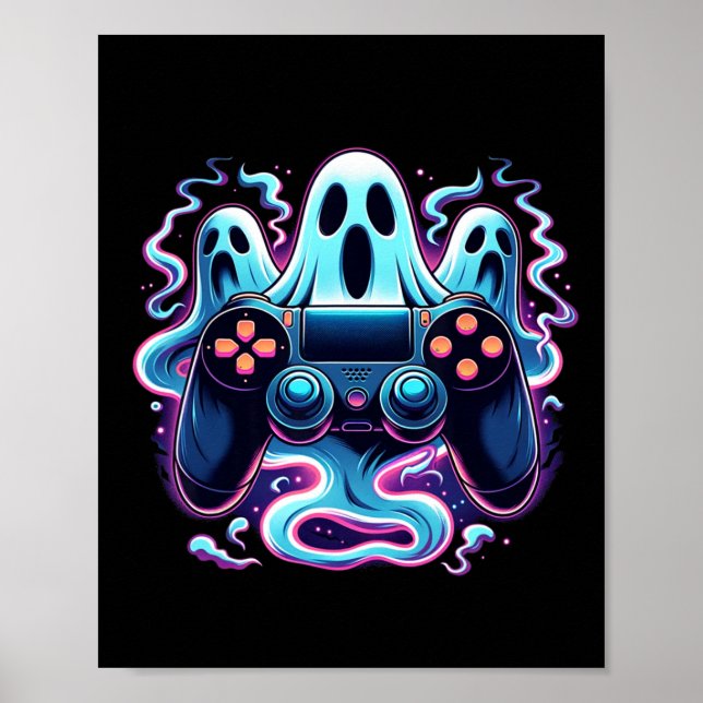 Halloween Skeleton Zombie-spelledare Mummy Poster (Framsidan)