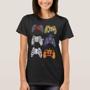 Halloween Skeleton Zombie-spelledare Mummy T Shirt