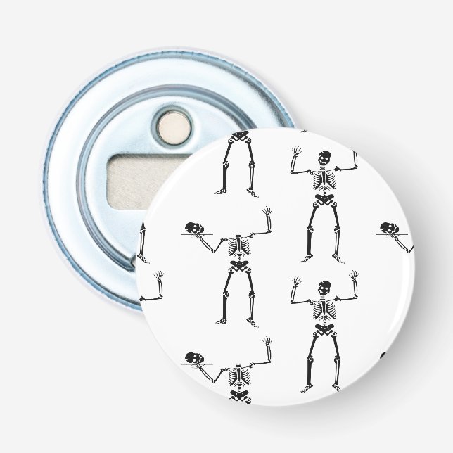 Halloween Skeletons, Bus eller godis, Boo Flasköppnare (Framsidan)