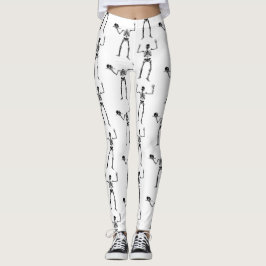 Halloween Skeletons, Bus eller godis, Boo Leggings