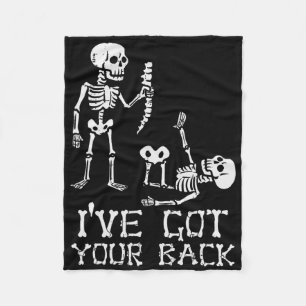 Halloween Skeletons har Har din Ck Costume Manar W Fleecefilt