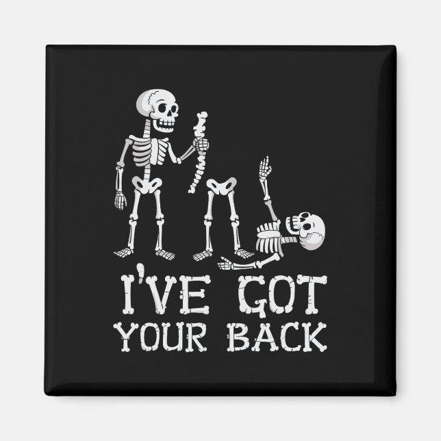 Halloween Skeletons har Har din Ck Costume Manar W Magnet (Framsidan)