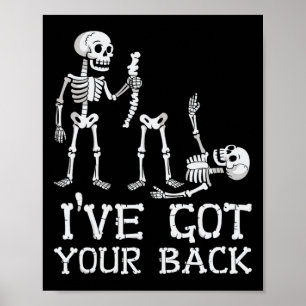 Halloween Skeletons har Har din Ck Costume Manar W Poster