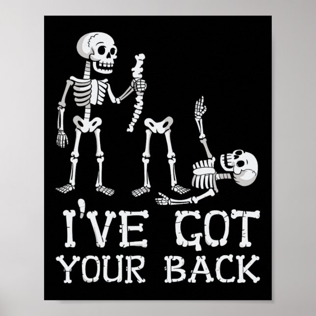 Halloween Skeletons har Har din Ck Costume Manar W Poster (Framsidan)