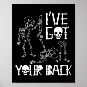 Halloween Skeletons har Har din Ck Costume Manar W Poster