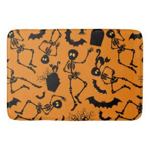 Halloween Skeletons Macabre Dance Badrumsmatta