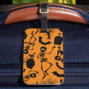 Halloween Skeletons Macabre Dance Bagagebricka