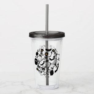 Halloween Skeletons Macabre Dance Take Away Mugg
