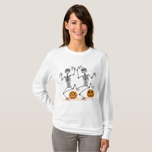 Halloween Skeletons och Jack o lantern T Shirt