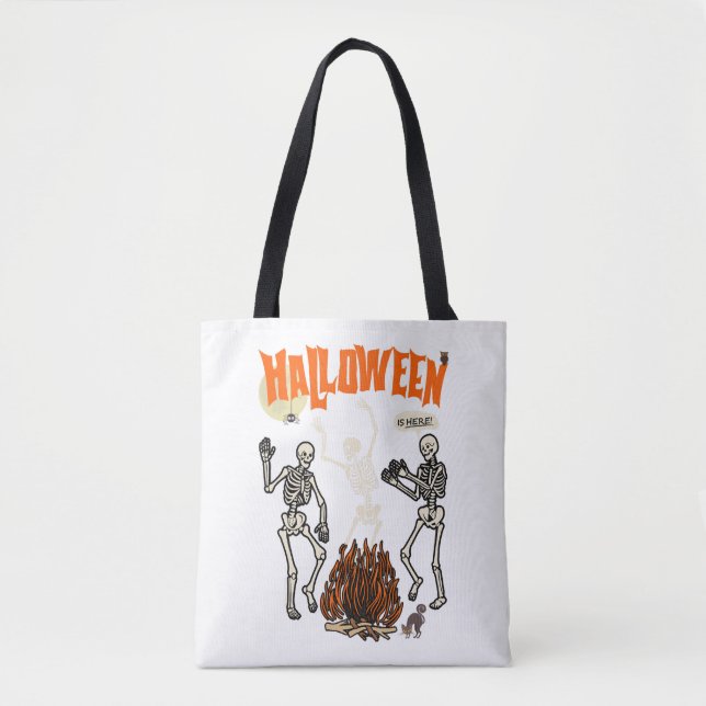 Halloween Skeletons Tygkasse (Framsida)