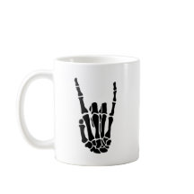 Halloween Skelett Hand 11oz Mugg