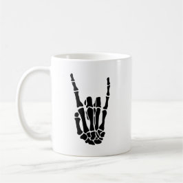 Halloween Skelett Hand 11oz Mugg
