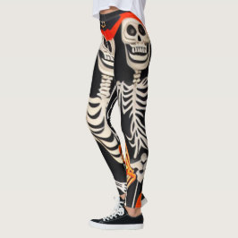 Halloween Skelett Leggings