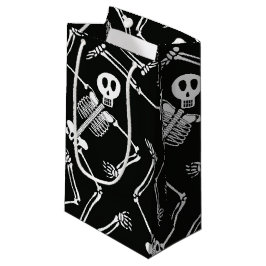 Halloween-skelett, liten presentväska