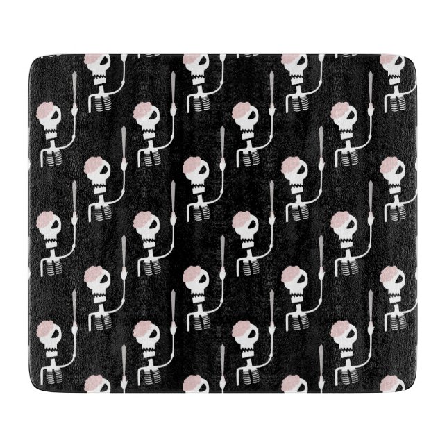 Halloween-skelett med svärd (Framsidan)