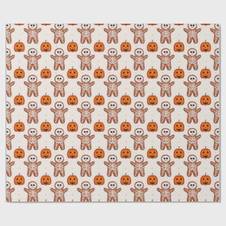 Halloween skelett pepparkaka & Jack-o-Lyktor Presentpapper