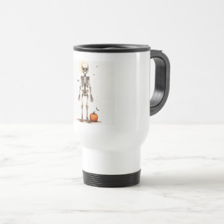 Halloween-skelett resemugg
