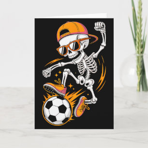 Halloween-skelett Rollig Fotbollströja För Tonårin Kort