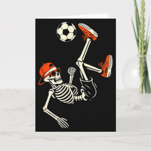 Halloween-skelett Rollig Fotbollströja För Tonårin Kort