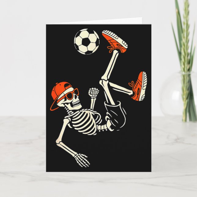 Halloween-skelett Rollig Fotbollströja För Tonårin Kort (Framsida)