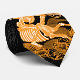 Halloween skelett- skicklig ryttareslips slips