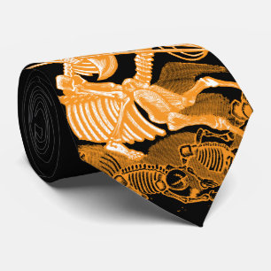 Halloween skelett- skicklig ryttareslips slips