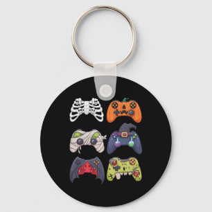 Halloween skelett zombie spelkontroller Mummie Nyckelring