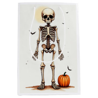Halloween skelettpresentpåse
