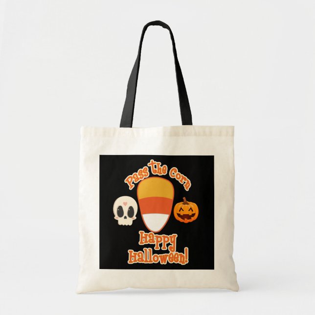 Halloween Skicka Majsen  Tygkasse (Framsidan)