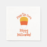 Halloween Skicka Majskornet Pappersservett