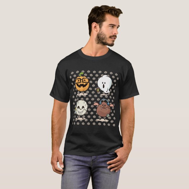 Halloween-skjortor Tee (Hel framsida)
