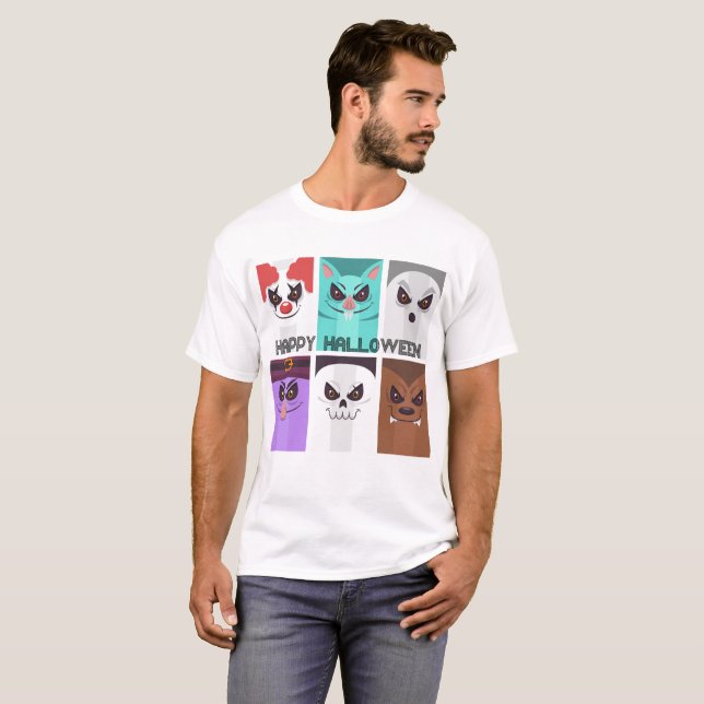 Halloween-skjortor Tee Shirt (Hel framsida)