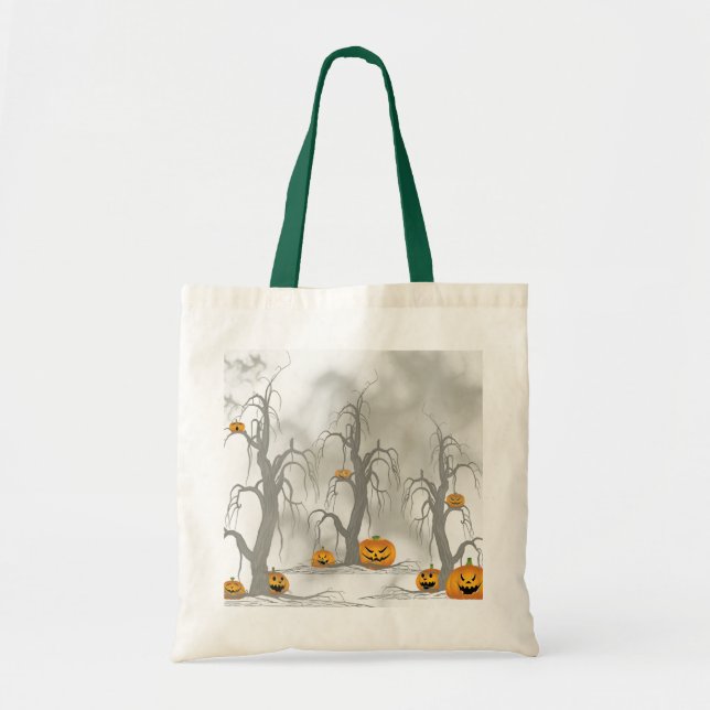 Halloween skog tygkasse (Framsidan)