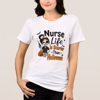 Halloween-sköterskehumor Grafisk T-shirtpresent T Shirt