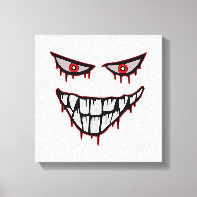 Halloween - Skräck Canvastryck (Framsida)