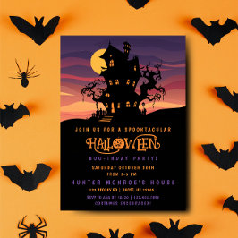 Halloween Skräck-födelsedagsfest Inbjudan