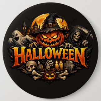 Halloween-skräck Knapp