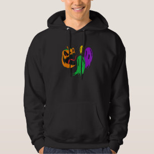 Halloween Skräck Kuslig Pumpa Påsk Spöke Kostym Hoodie