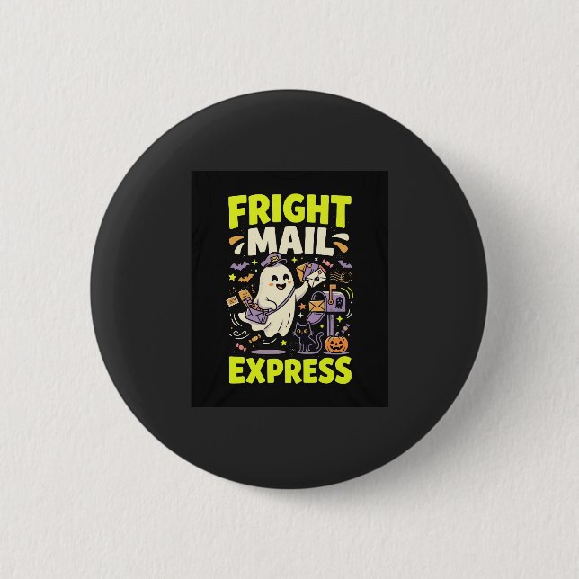 Halloween Skräck Mail Express Knapp (Framsida)