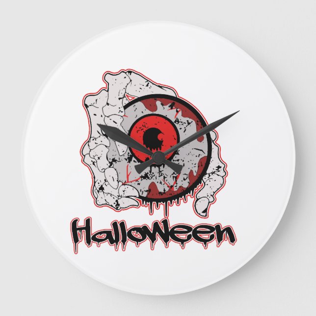 Halloween - Skräck    Stor Klocka (Framsida)