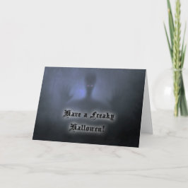 Halloween Skräckfest Vikbar Greeting Card Kort